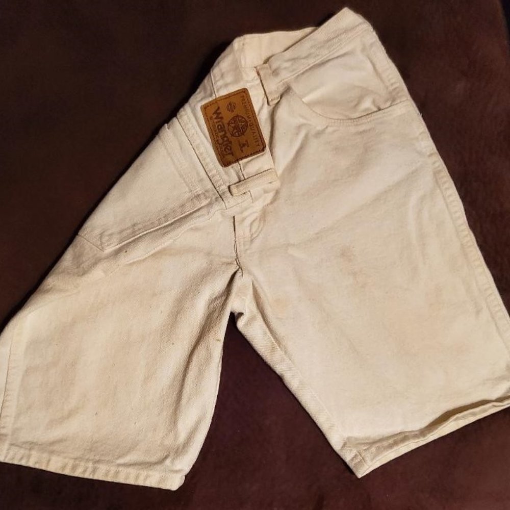 Ancient White Shorts, But Are Wrangler